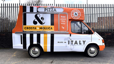 Crosta & Mollica Ice Cream Van - Publicité
