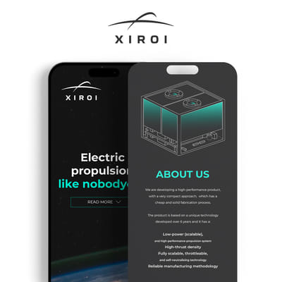 Xiroi Aerospace Web - Usabilidad (UX/UI)