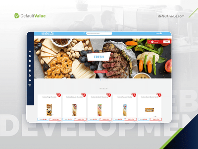 Belgian online kosher supermarket - Ergonomy (UX/UI)