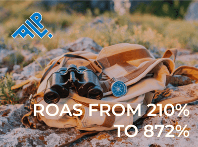 Increased revenue by 8 times and ROAS to 872% - Publicité en ligne