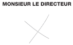 Monsieur le Directeur logo