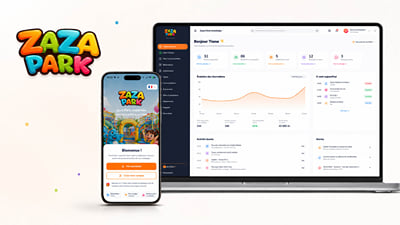 Zaza Park | App mobile + back office pour un parc de jeux indoor - Application web