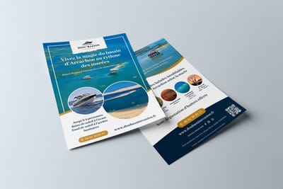 Communication globale pour Dou'Bassin Evasion - Création de site internet