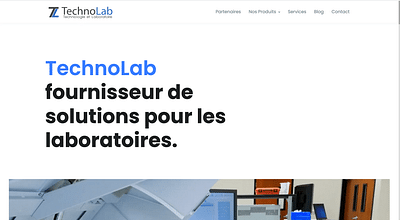 Technolab - Site web d'entreprise - Création de site internet