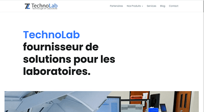 Technolab - Site web d'entreprise