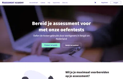 Assessment Academy - Application web
