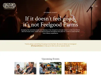 Feelgood Farms Website - Software Development