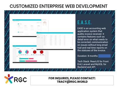 Customized Enterprise Web Development - Website Creatie