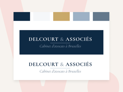 Delcourt & Associés — Conception UI/UX site web cabinet d'avocats - Création de site internet