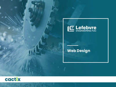 Lefebvre Engineering - Création de site internet