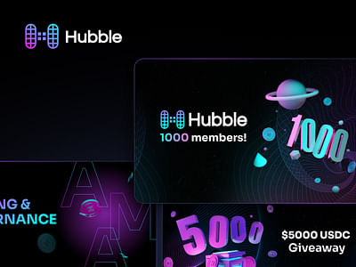 Hubble Social Media Bunners - Réseaux sociaux