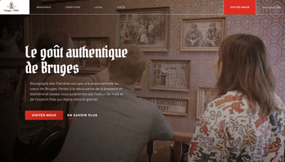 Site vitrine | BOURGOGNE DES FLANDRES - Création de site internet