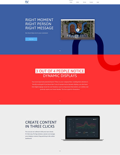 Nurama Website Redesign - Création de site internet