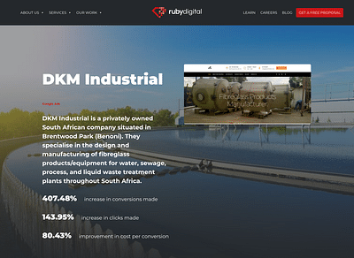 DKM Industrial (Google Ads) - Digital Strategy