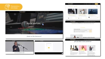 Sitio Web y Plataforma eLearning - Aula Virtual - Stratégie digitale