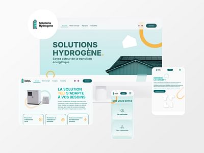 (SITE WEB) - Refonte - SOLUTIONS HYDROGÈNE - Création de site internet