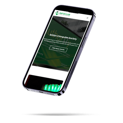 Infoclub Training Centre Website - Web Applicatie