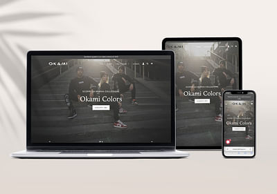 OKAMI Clothing | Brand Management & Social Media - Website Creation
