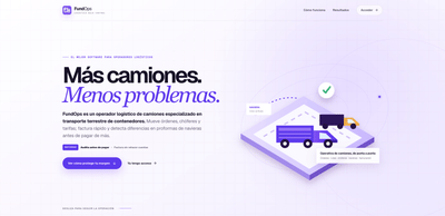 FundOps | ERP a medida para gestión de operación logística - Application web