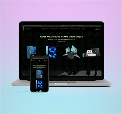 Phone Booth UK - Website Creation