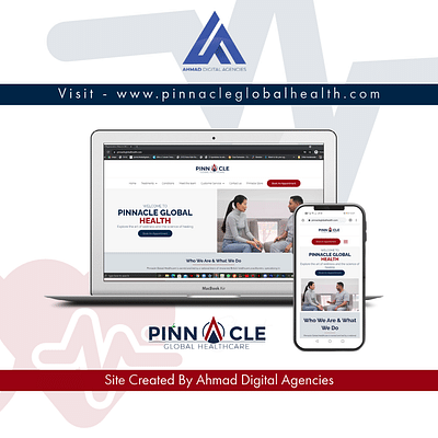 Pinnacle Global Health Website Revamp - Création de site internet