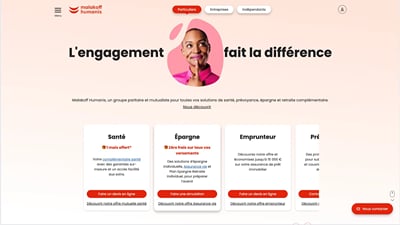 Création d’un tunnel de souscription 100 % digitalisé - Webanwendung