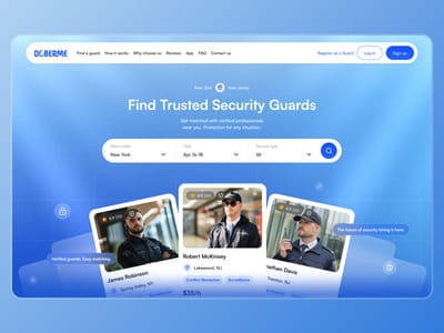 Doberme: UX/UI Design for a Website and Web Platform Marketplace - Aplicación Web