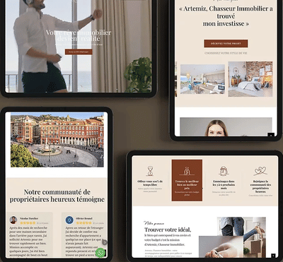 Site Vitrine Wordpress et Charte graphique - Création de site internet