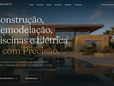 Website for a construction and renovation company - Website Creation