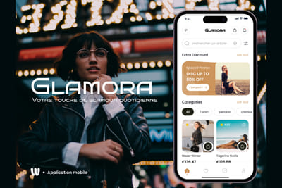 GLAMORA - Votre touche de glamour quotidienne - Application mobile
