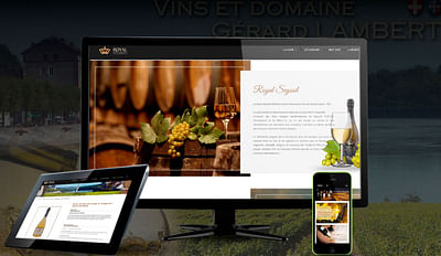 E-commerce vin CAVE LAMBERT Haute-Savoie - Création de site internet