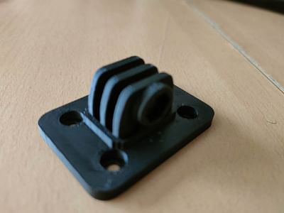 refaire un soutien de gopro en plus solide - 3D