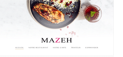Refonte Site Internet Restaurant Maison Mazeh - Website Creation