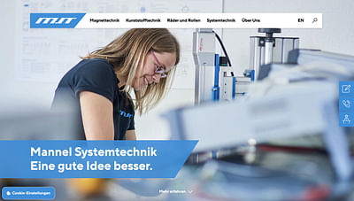 TYPO3 Webseite mit ERP Anbindung - Webseitengestaltung