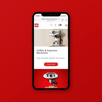 E-commerce website for coffee leading brand - E-commerce
