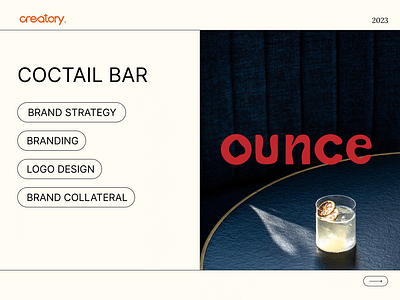 Branding for the Ounce Bar - Image de marque & branding