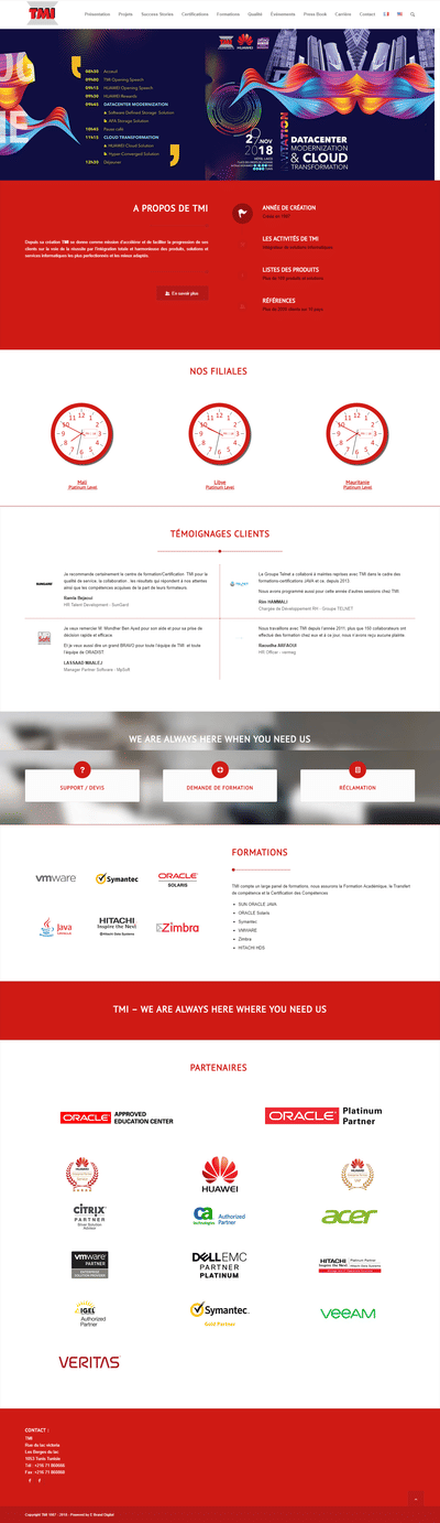 TMI Website & Mailing - Création de site internet