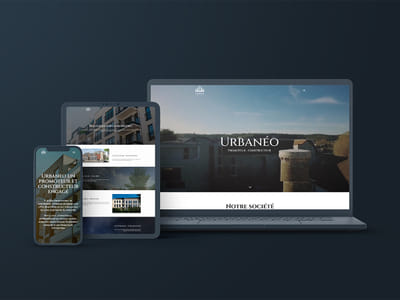 Site internet Urbanéo : Promoteur - Constructeur - Webseitengestaltung