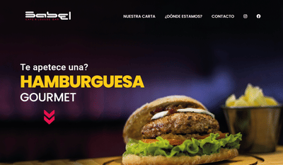 Desarrollo web - Babel Lounge Bar - E-commerce