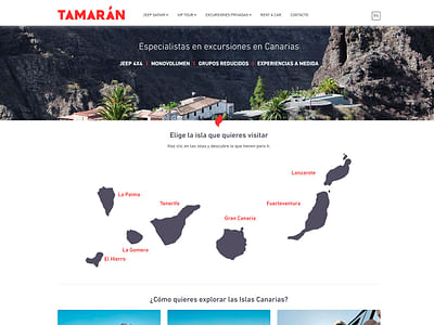 Excursiones Tamarán - Aplicación Web