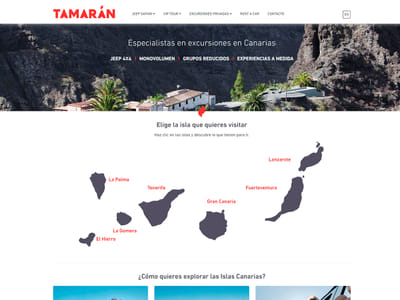 Excursiones Tamarán - Aplicación Web