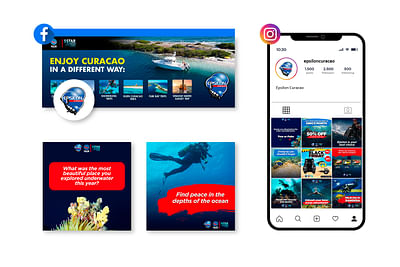 Epsilon Dive Center: Underwater Wonders Online - Social media