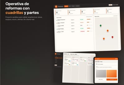 Plataforma operativa para empresa de reformas - Artificial Intelligence