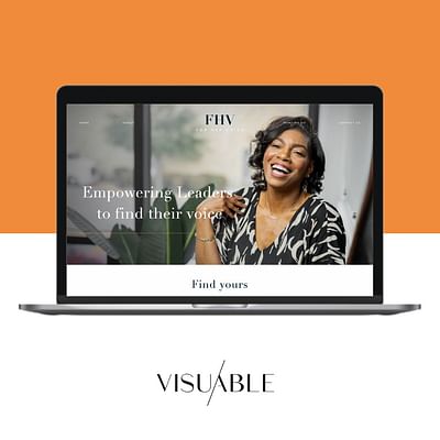 Branded Website Design for For Her Voice - Webseitengestaltung