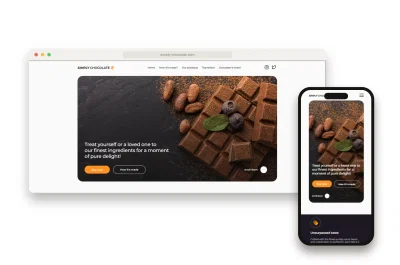 Chocolatier — boutique en ligne pour un artisan chocolatier - E-commerce