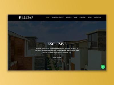 Website Development for Realtap - Webseitengestaltung
