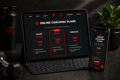 IlyassFit Personal Brand Website for a Marrakech Fitness Coach - Software Development