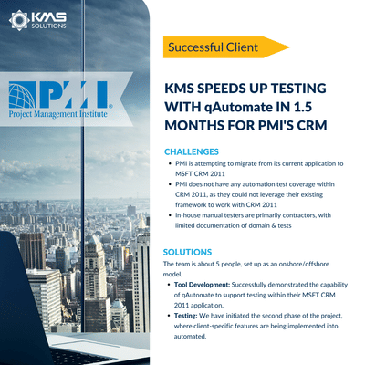 Automation Testing with PMI - Product Management