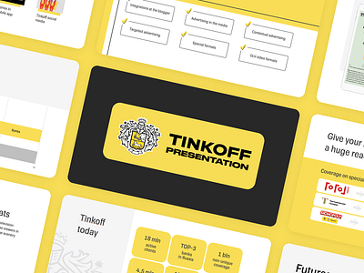 Tinkoff. Сreated a presentation for bank programme - Design & graphisme