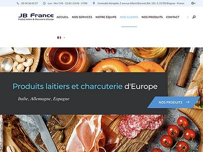 Création du site internet multilingue JB France - Video Productie